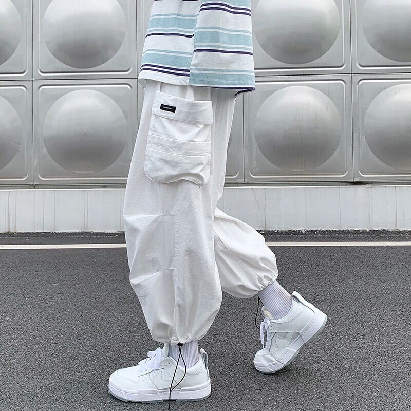 Summer Clothing Vibes - Męskie Bloomersy Luźne Spodnie Cargo Japoński