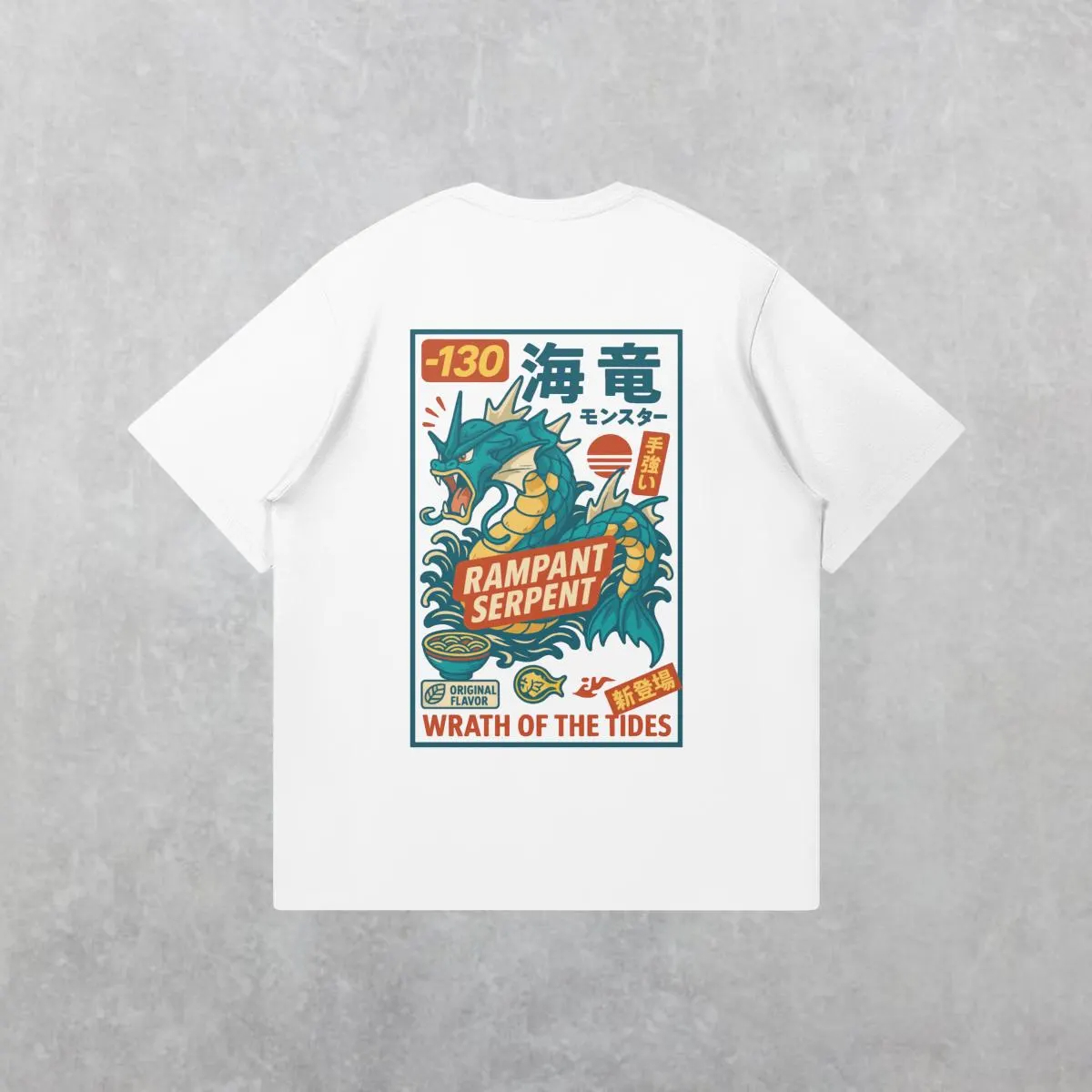 Quality Summer Clothing For Women - Koszulka Anime Pokémon Gyarados Męska i