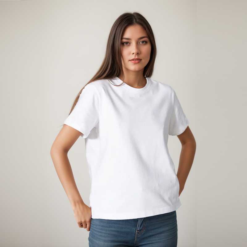 Quality Summer Clothing For Women - Bawełniane bluzki plus size z krótkim