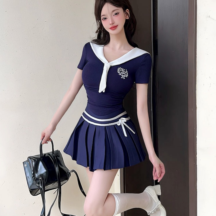 Summer Clothing Old Navy - Uroczy, w stylu marynarskim, damski zestaw