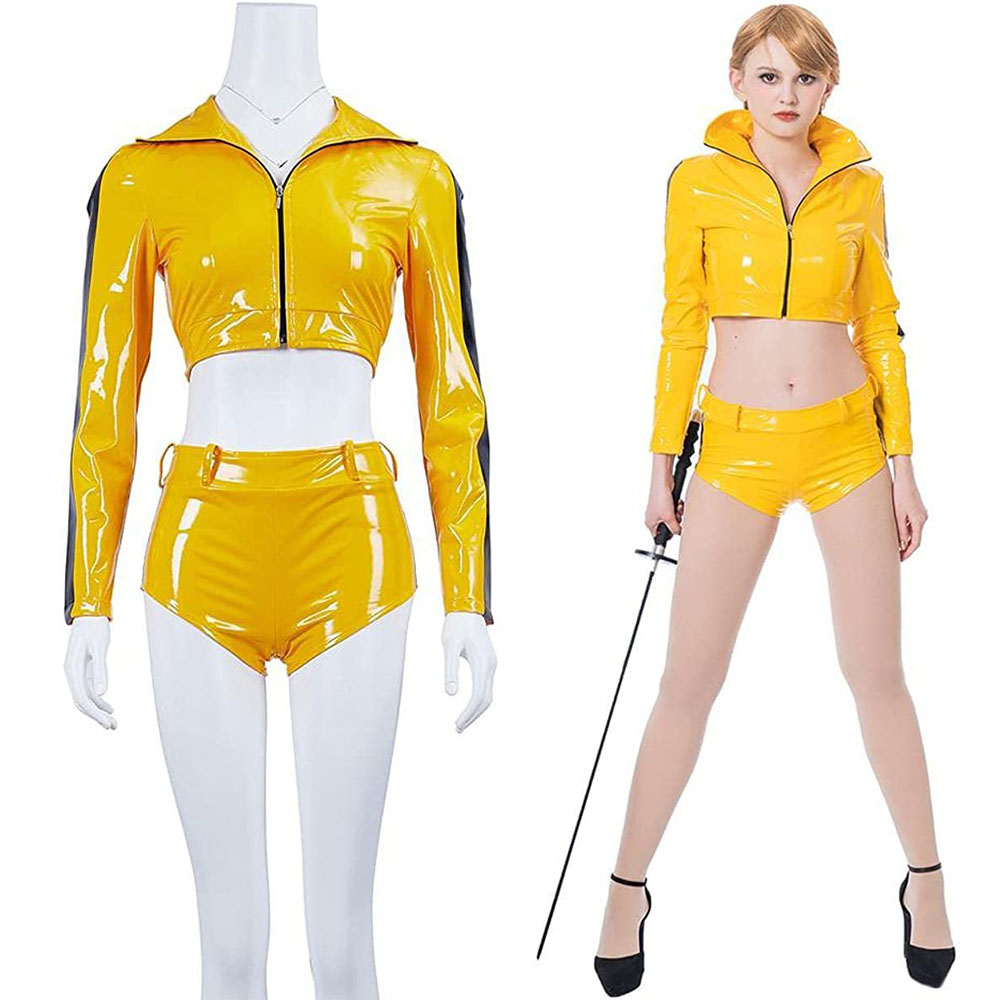 Summer Alt Clothing - Kostium Panny Młodej Żółty Strój Filmowy