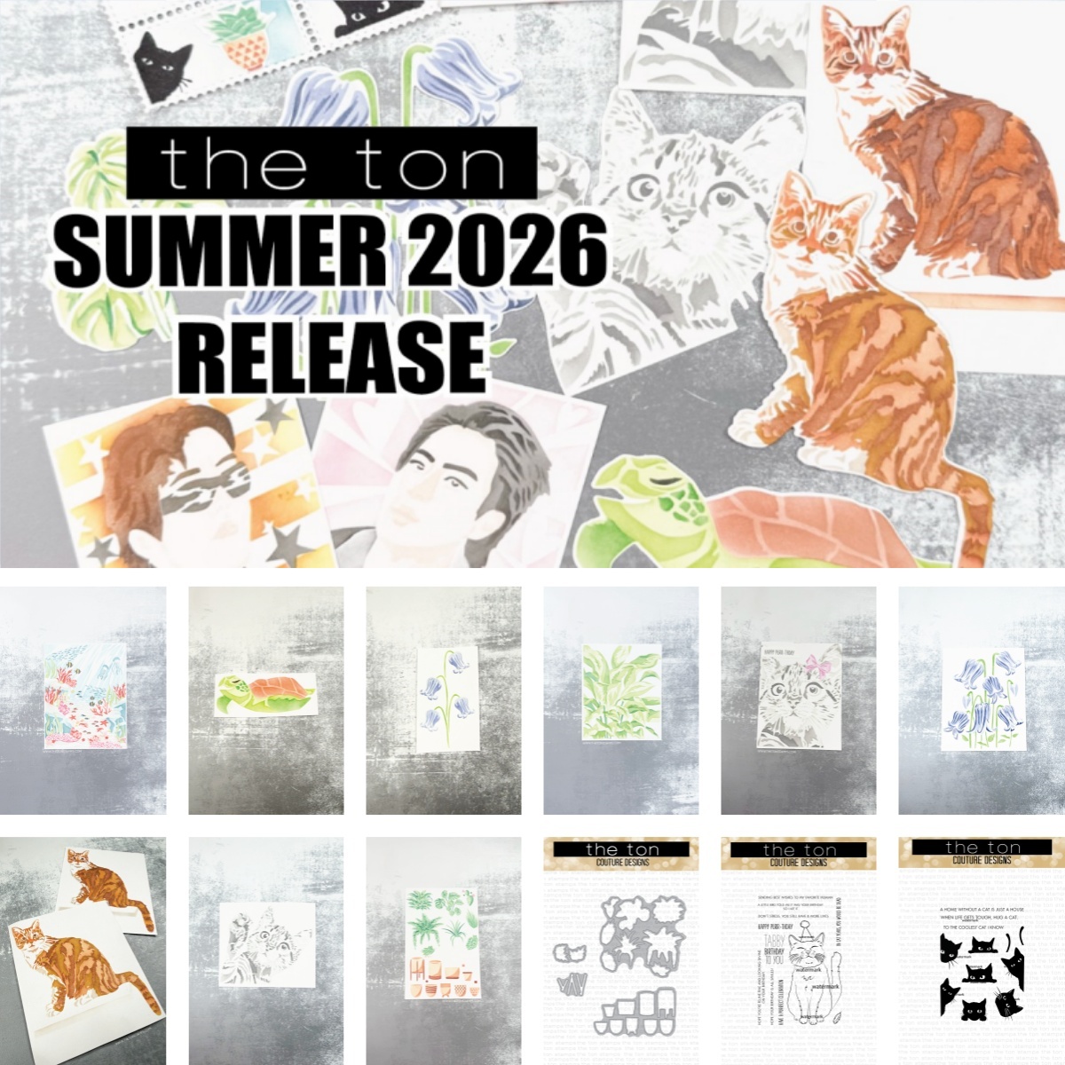 Summer Clothing Release - Wydanie sierpnia 2026: Wykrojniki metalowe Clematis