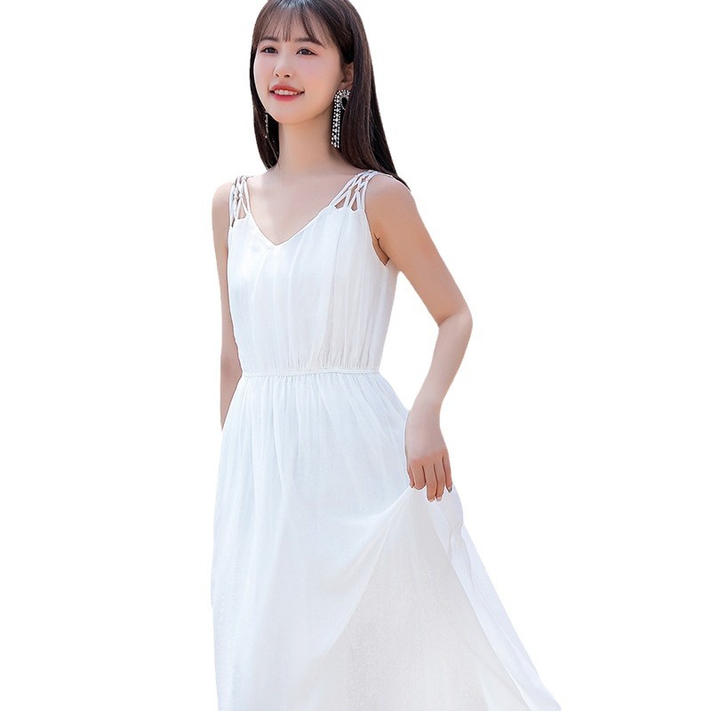 Quality Summer Clothing For Women - 2025 Nowa jedwabna sukienka damska wysokiej