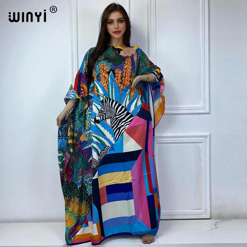Quality Summer Clothing For Women - WINYI Nowy Wysokiej Jakości Drukowany Kaftan