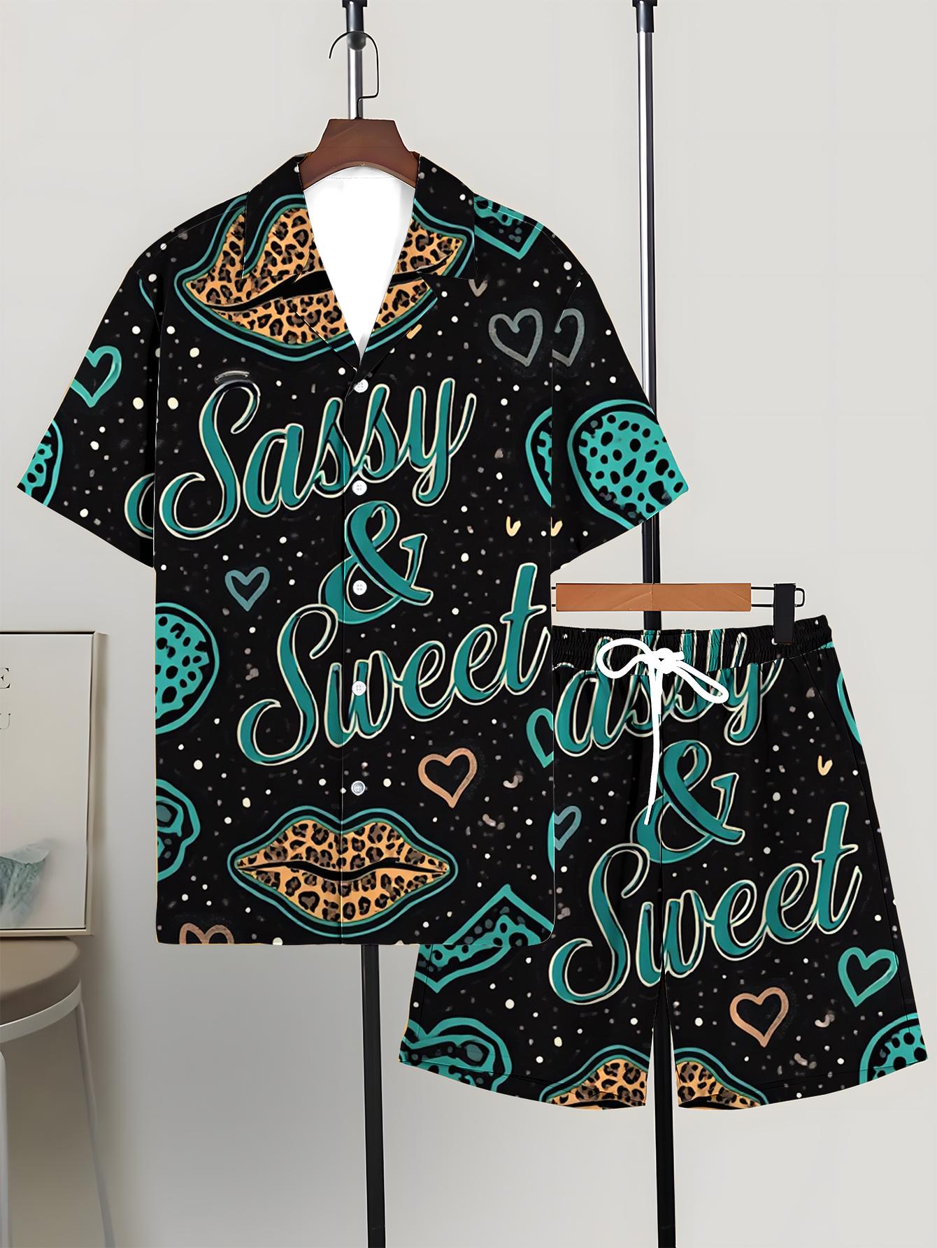 Summer Clothing Drip - Męskie zestawy koszulowe Wiosna/Lato 2026, dres