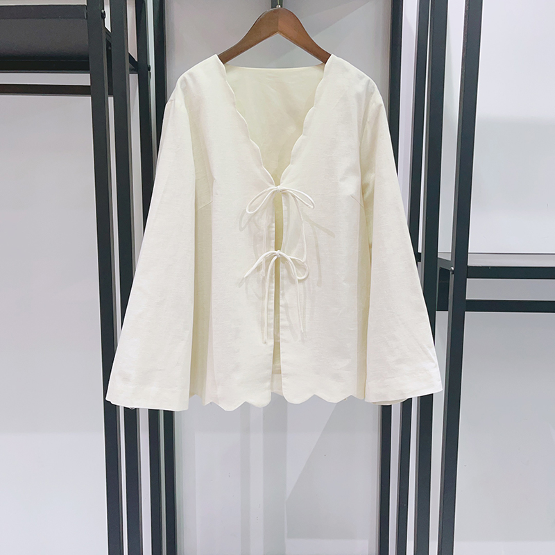 Crop Blouse Linen - 2026 Nowa bluzka damska w stylu