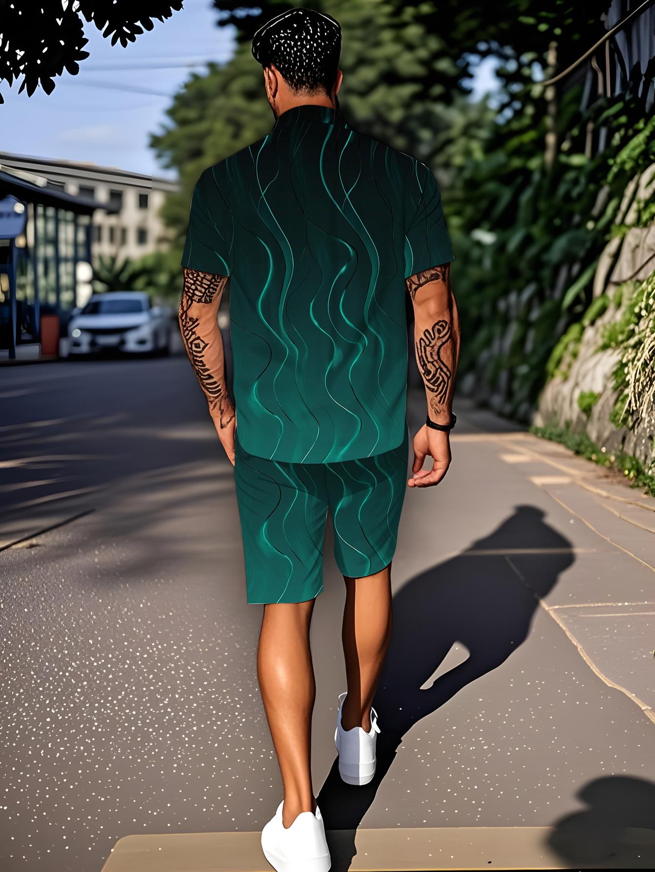 Summer Clothing Drip - Męskie zestawy koszulowe Wiosna/Lato 2026, dresy,