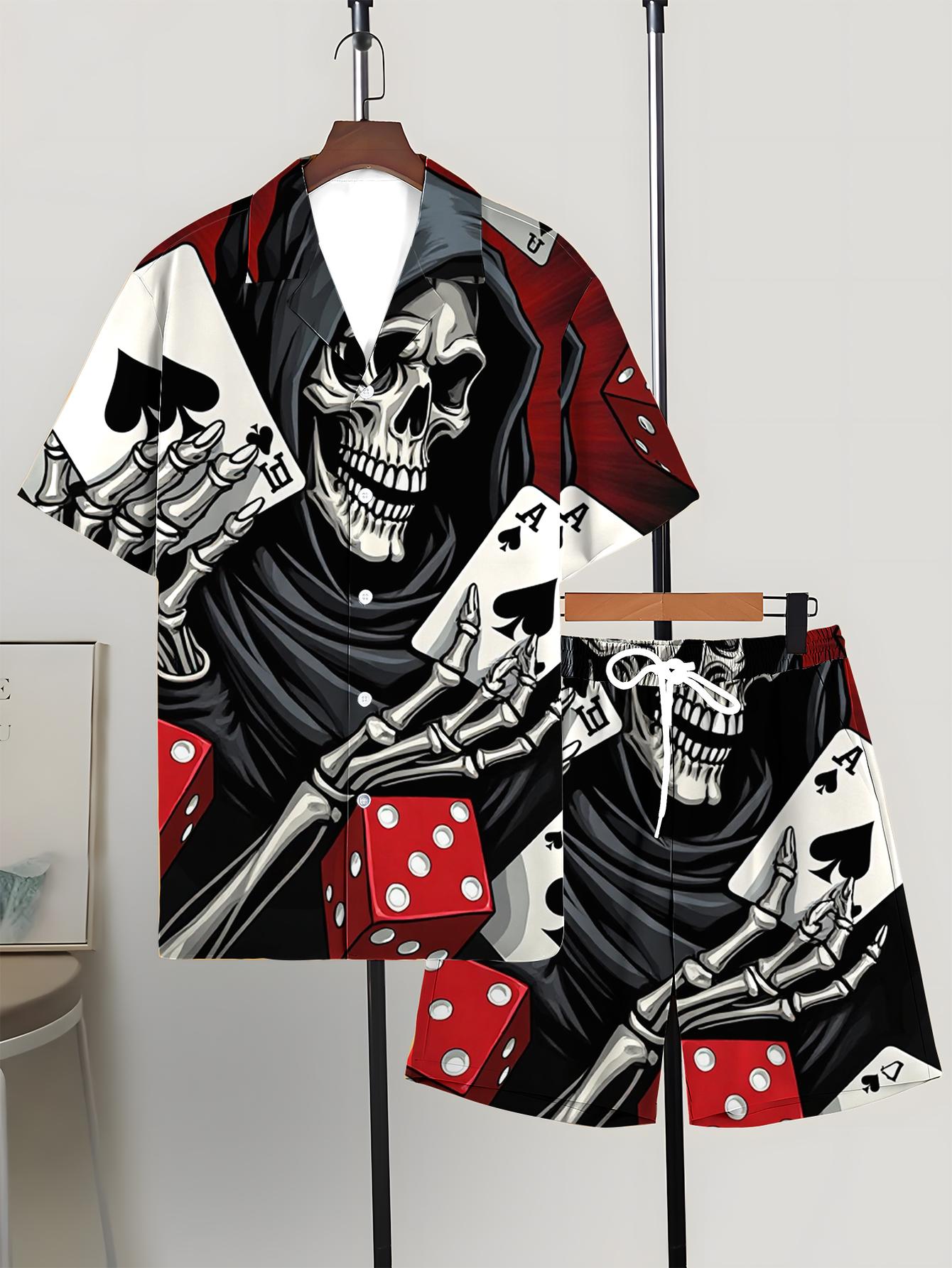 Męskie zestawy koszulowe Wiosn – Summer Clothing Drip recenzja i cena