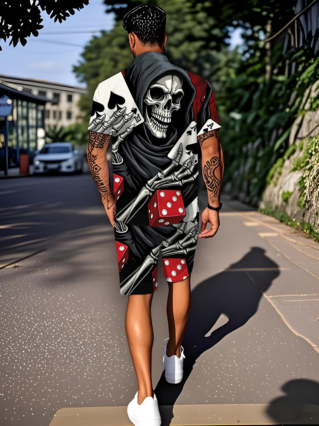 Męskie zestawy koszulowe Wiosn – Summer Clothing Drip recenzja i cena