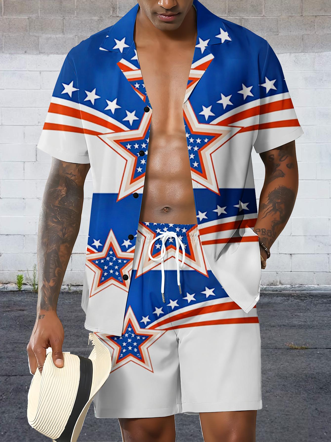Męskie zestawy koszulowe Wiosn – Summer Clothing Drip recenzja i cena