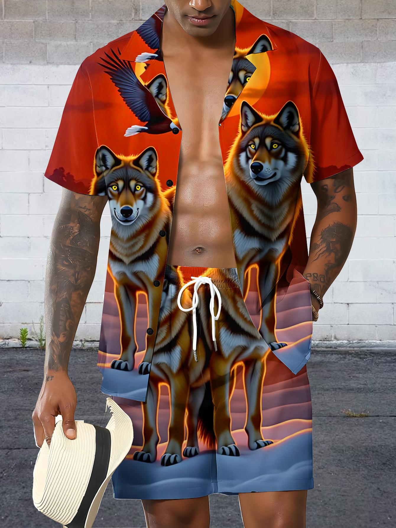 Męskie zestawy koszulowe Wiosn – Summer Clothing Drip recenzja i cena
