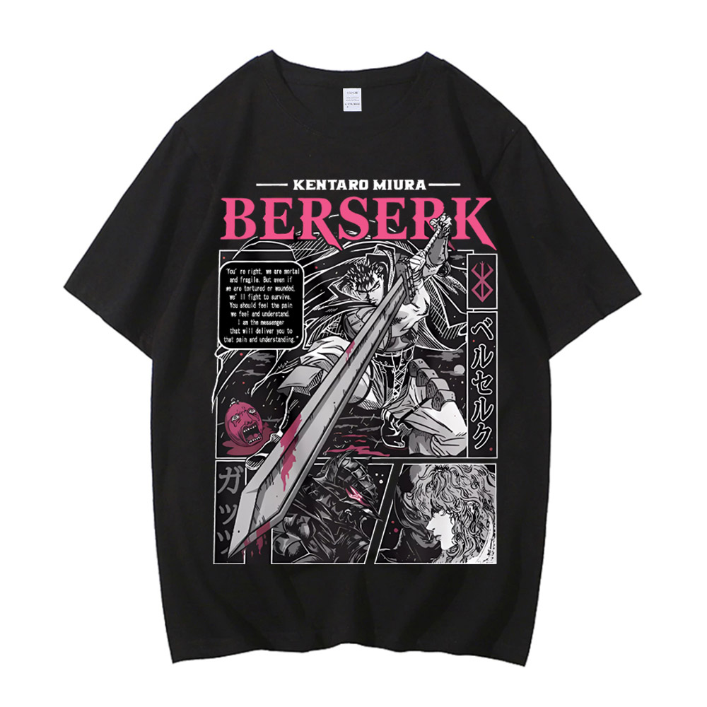 Koszulka Anime Berserk na Lato – Quality Summer Clothing For Women recenzja i cena