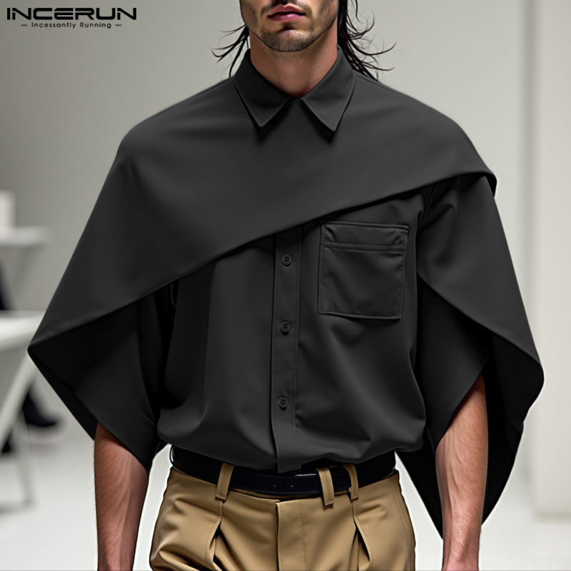 INCERUN Męska Koszula Nieregul – Summer Clothing Colors 2026 recenzja i cena