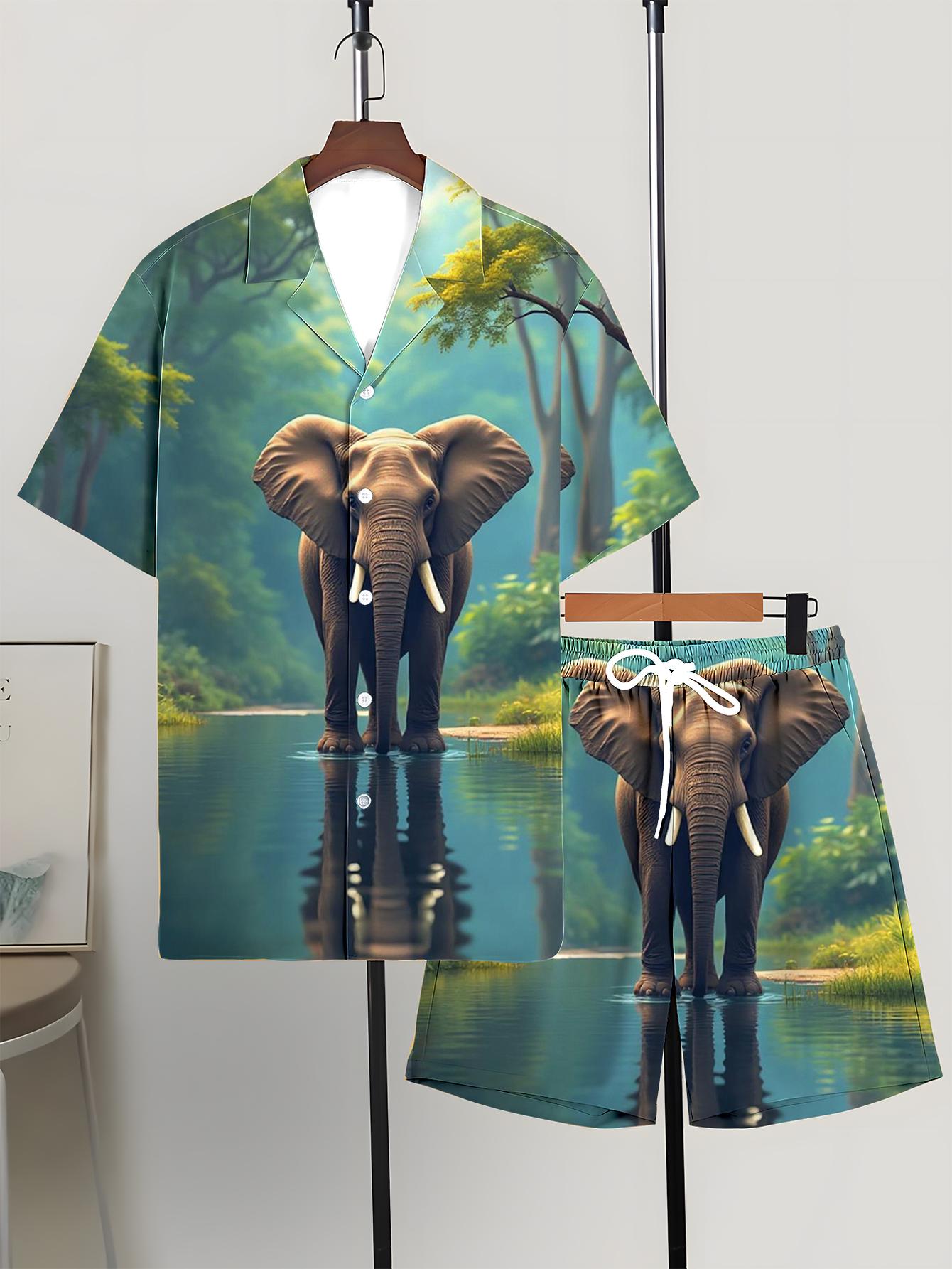 Męskie zestawy koszulowe Wiosn – Summer Clothing Drip recenzja i cena
