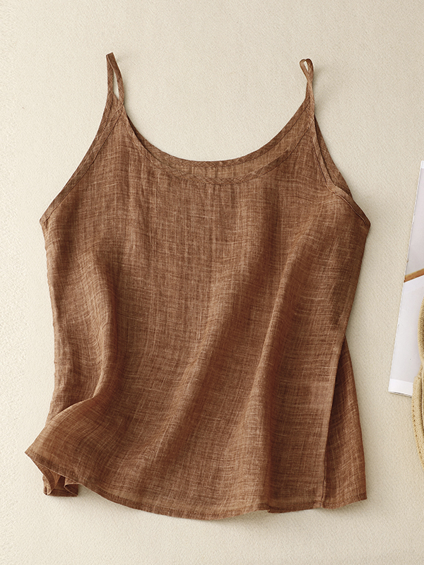Damski lniany crop top wyszczu – Crop Blouse Linen recenzja i cena