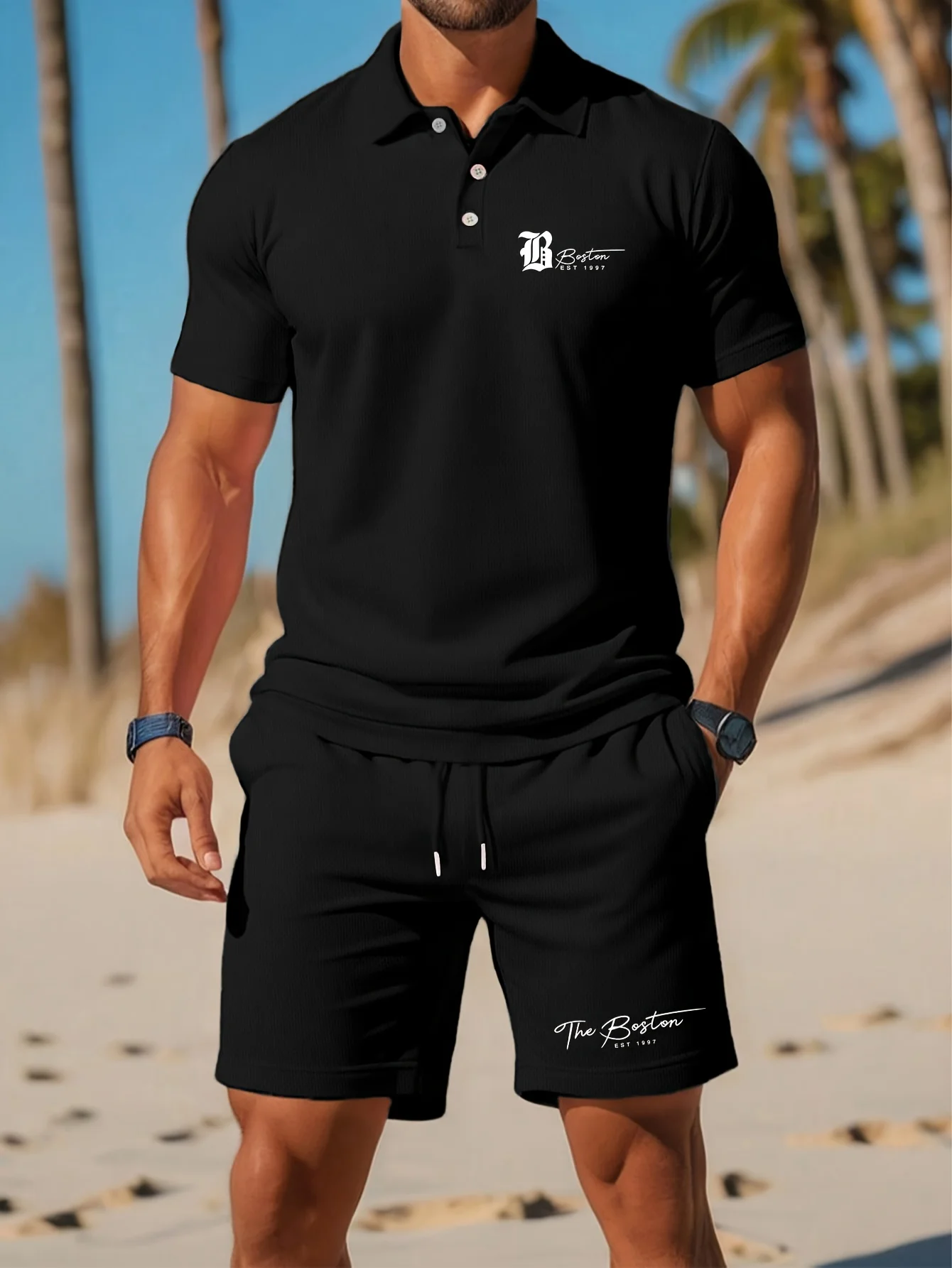 Letni zestaw męskich koszulek  – Summer Clothing Men Fashion recenzja i cena
