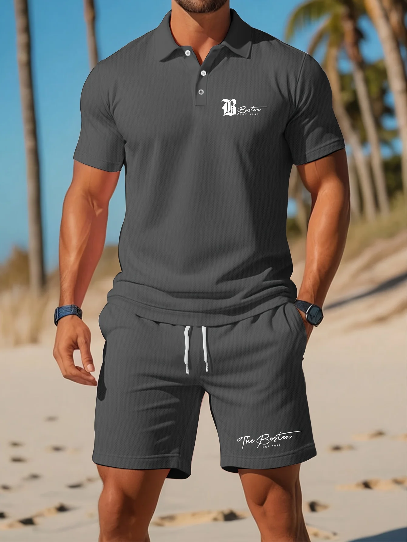 Letni zestaw męskich koszulek  – Summer Clothing Men Fashion recenzja i cena