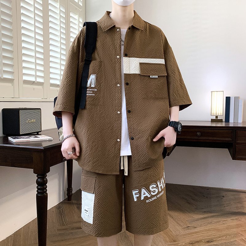 Męskie zestawy modowe: koszulk – Summer Clothing Men Fashion recenzja i cena