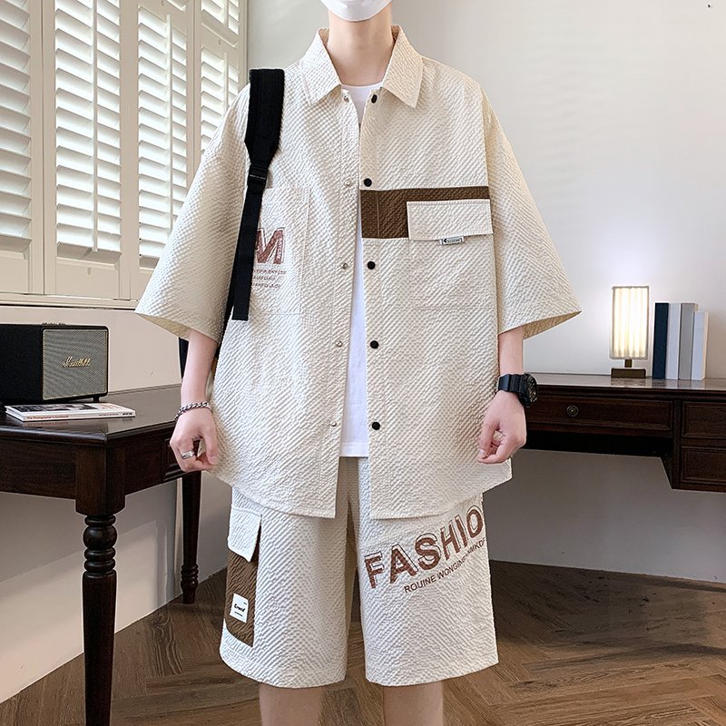 Męskie zestawy modowe: koszulk – Summer Clothing Men Fashion recenzja i cena