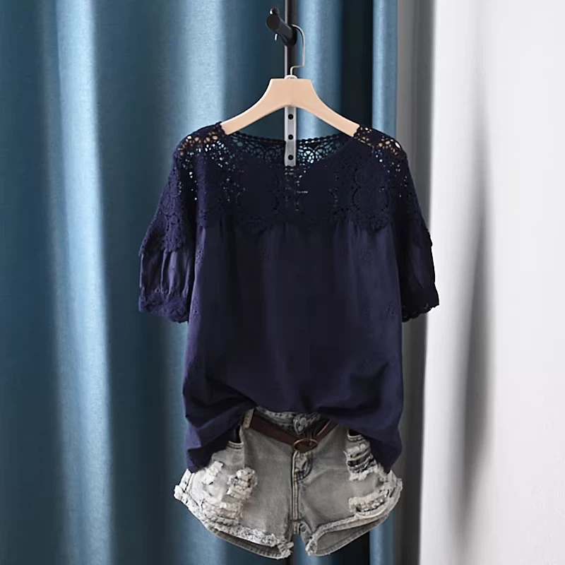 Koszule i bluzki z ażurowymi w – Summer Clothing Japan recenzja i cena