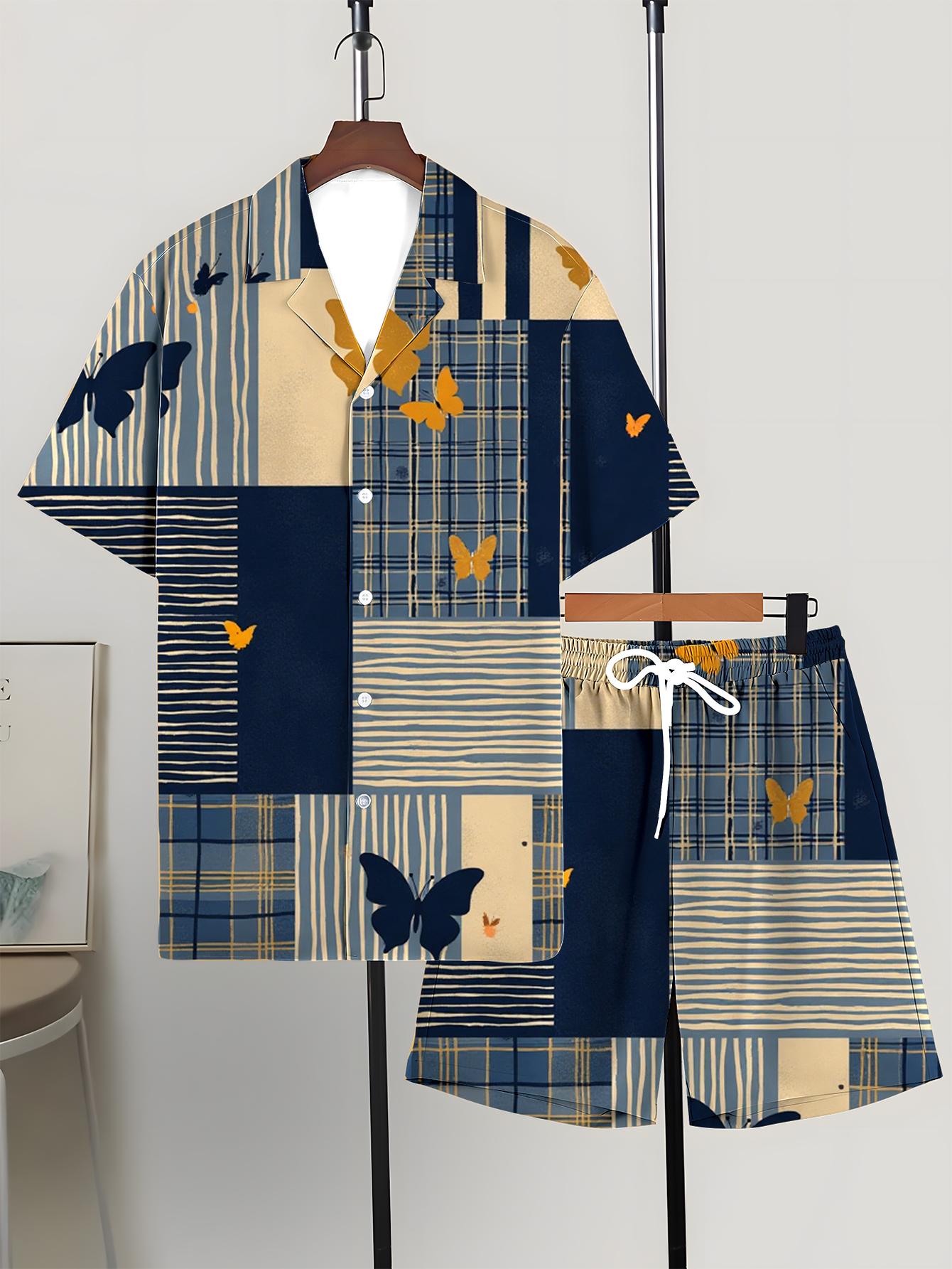Męskie zestawy koszulowe Wiosn – Summer Clothing Drip recenzja i cena