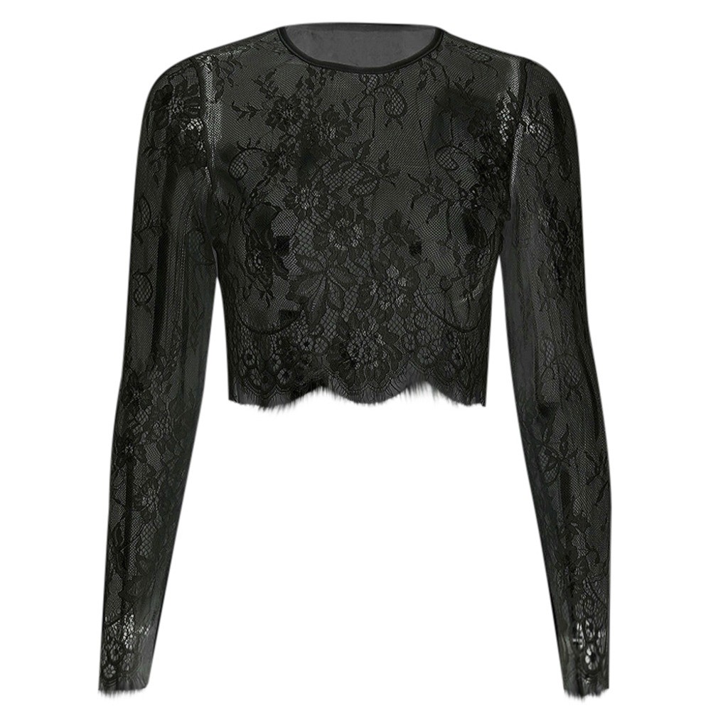 Damskie crop topy z prześwituj – Crop Blouse Linen recenzja i cena
