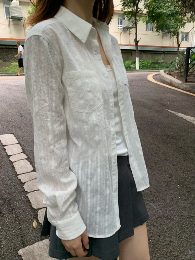 Biała lniana bluzka z bawełnia – Crop Blouse Linen recenzja i cena