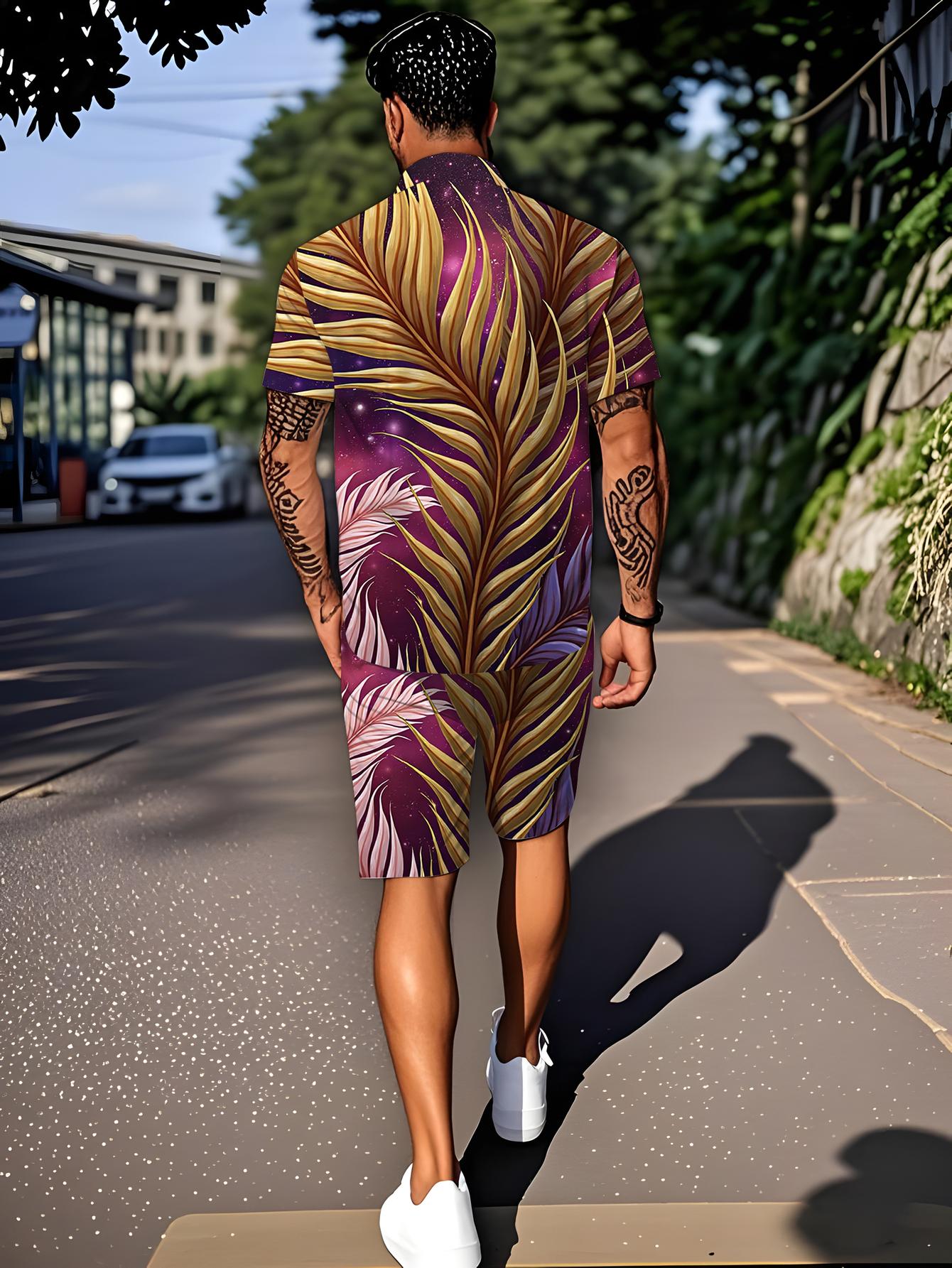 Męskie zestawy koszulowe Wiosn – Summer Clothing Drip recenzja i cena