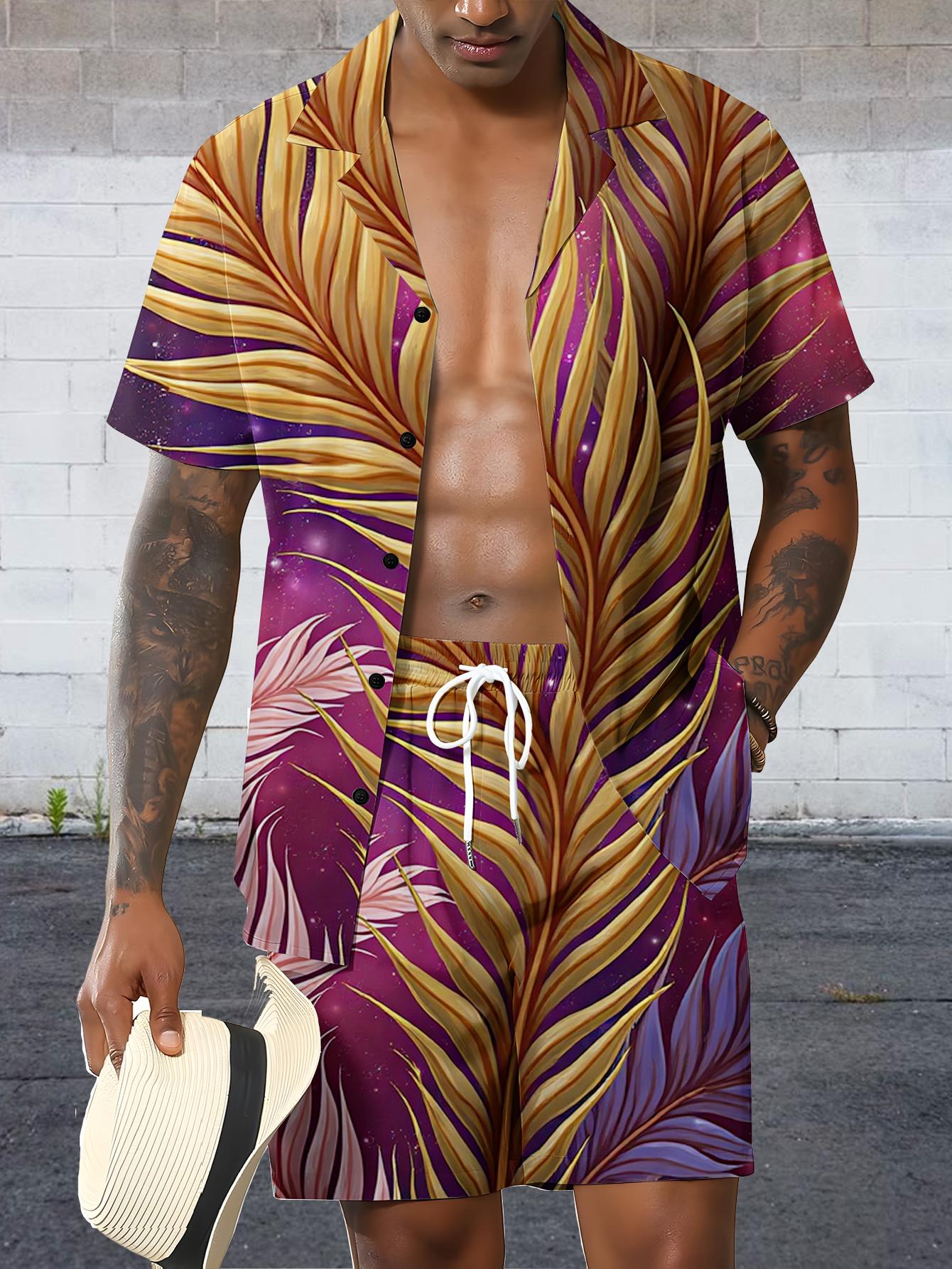 Męskie zestawy koszulowe Wiosn – Summer Clothing Drip recenzja i cena