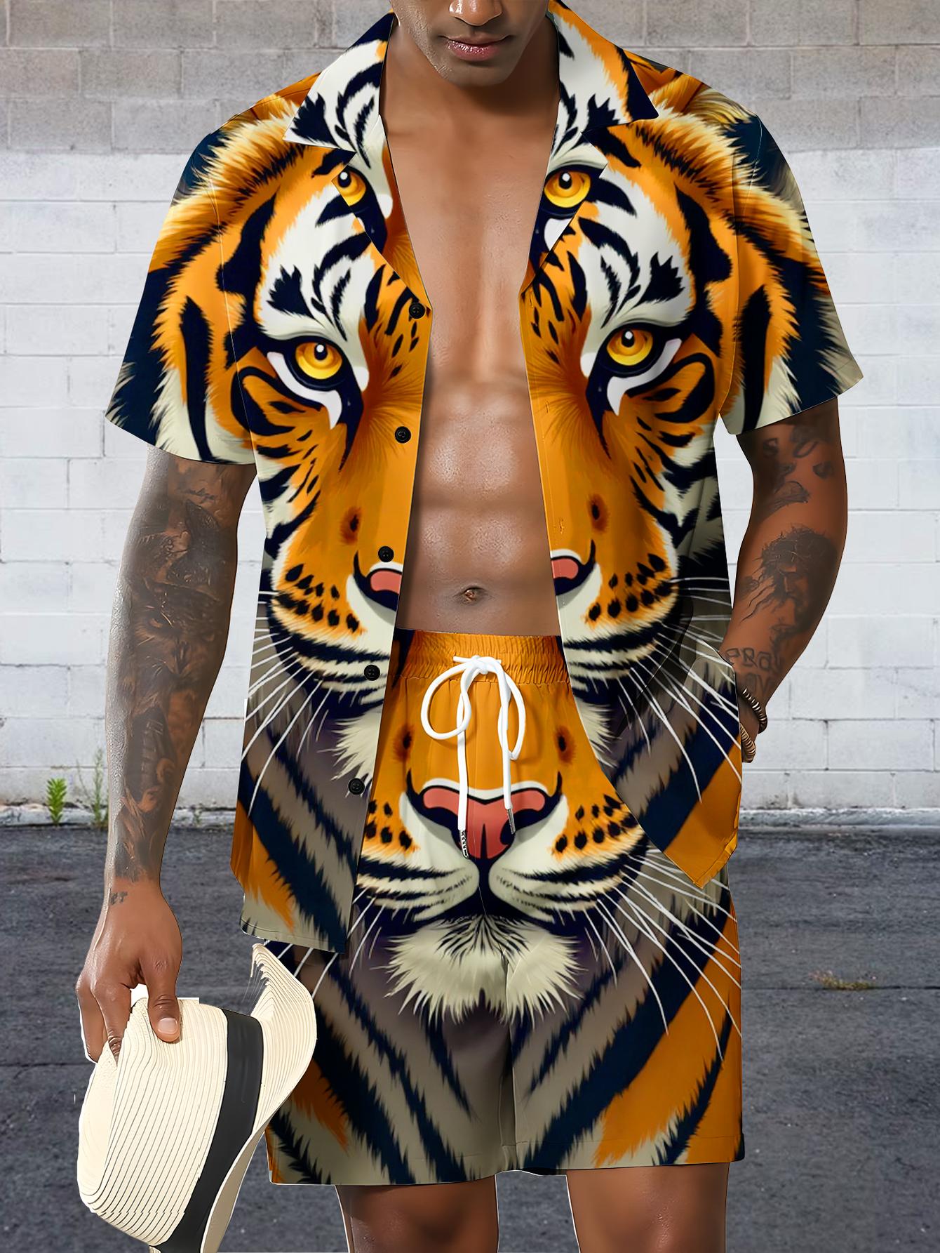 Męskie zestawy koszulowe Wiosn – Summer Clothing Drip recenzja i cena