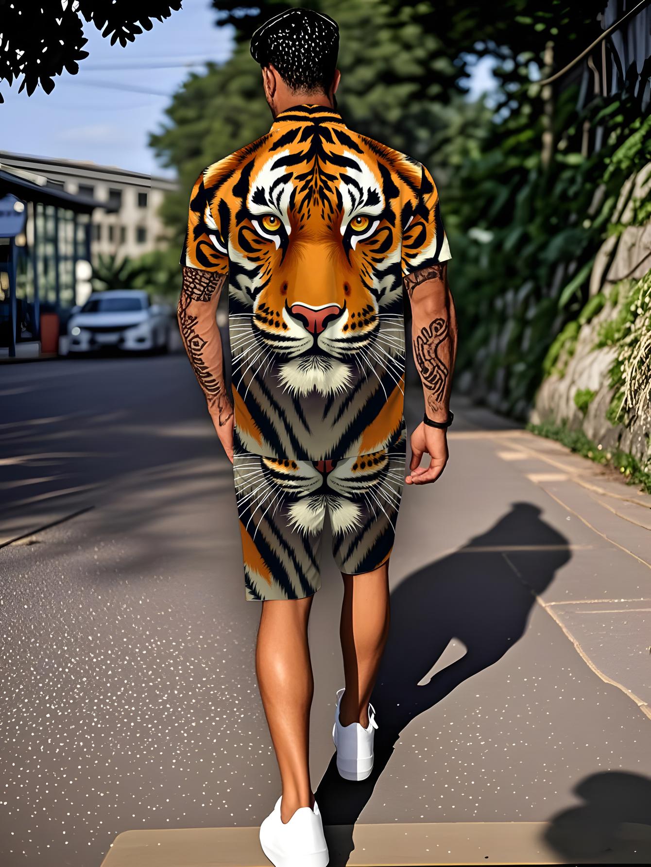 Męskie zestawy koszulowe Wiosn – Summer Clothing Drip recenzja i cena