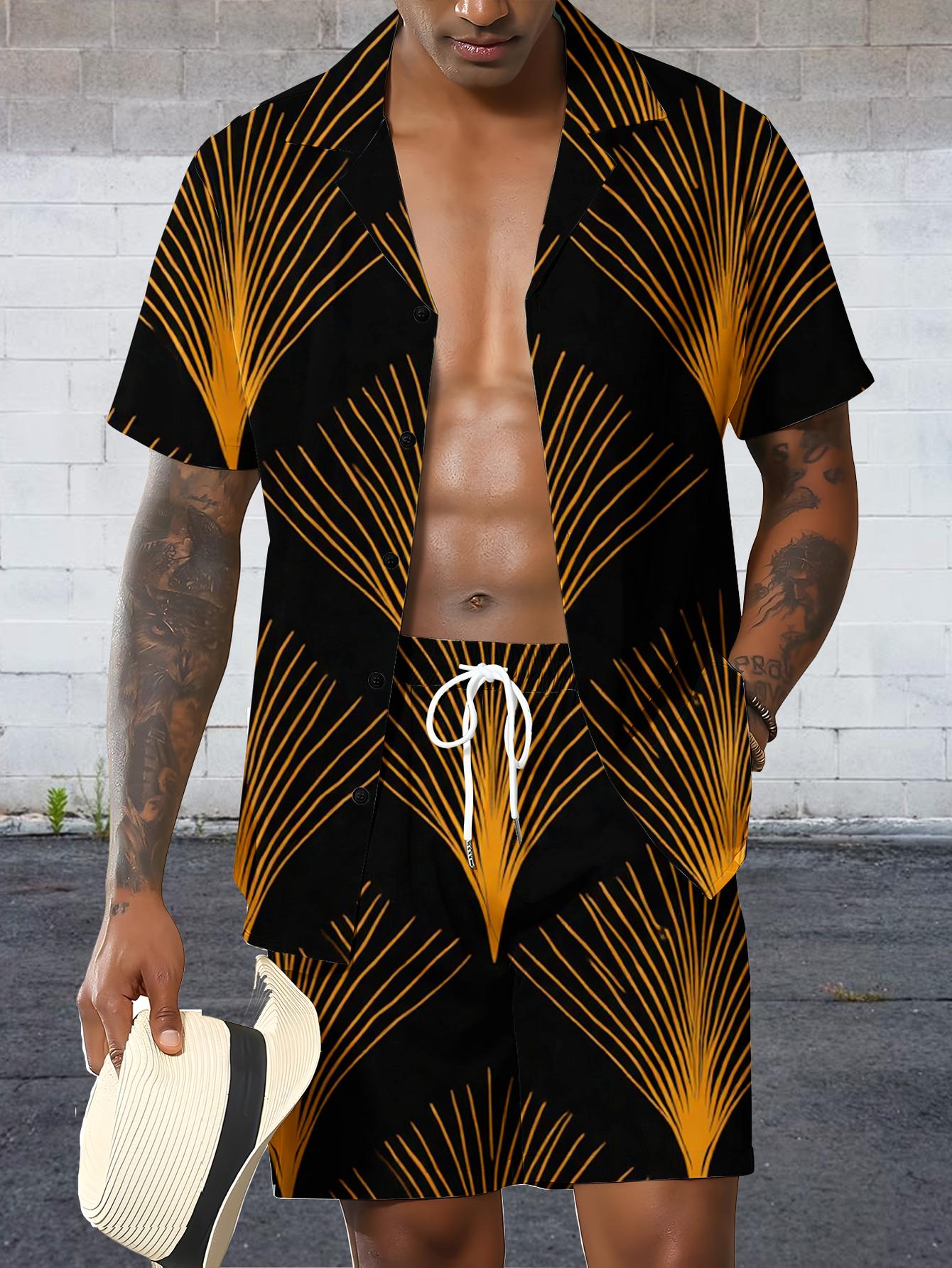 Męskie zestawy koszulowe Wiosn – Summer Clothing Drip recenzja i cena
