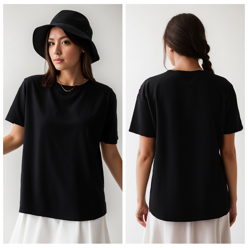 Bawełniane bluzki plus size z  – Quality Summer Clothing For Women recenzja i cena