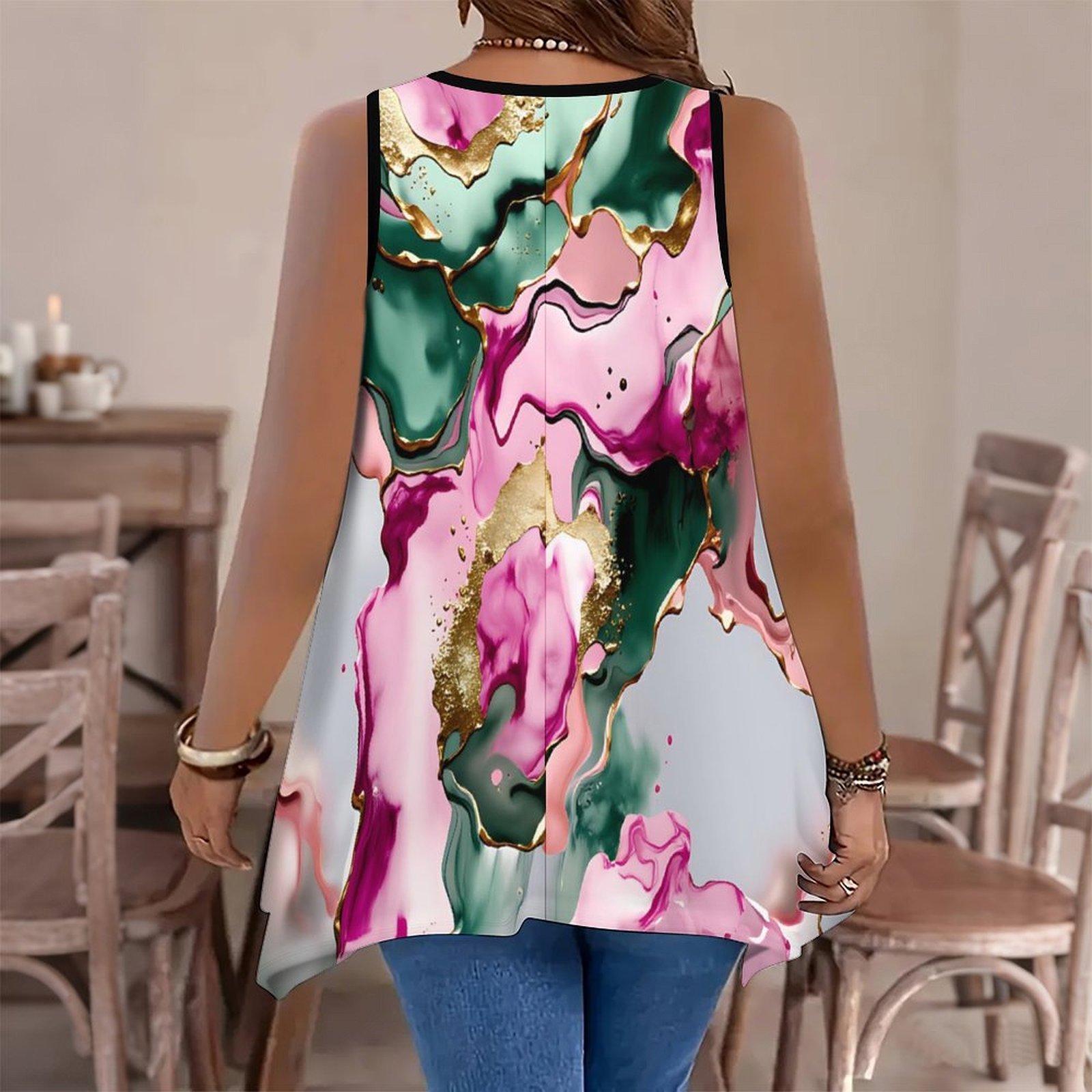 Elegancki retro top damski bez – Summer Clothing In Winter recenzja i cena