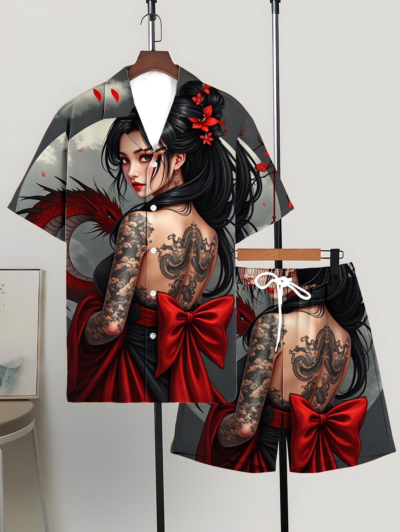 Męskie zestawy koszulowe 2026  – Summer Clothing Drip recenzja i cena
