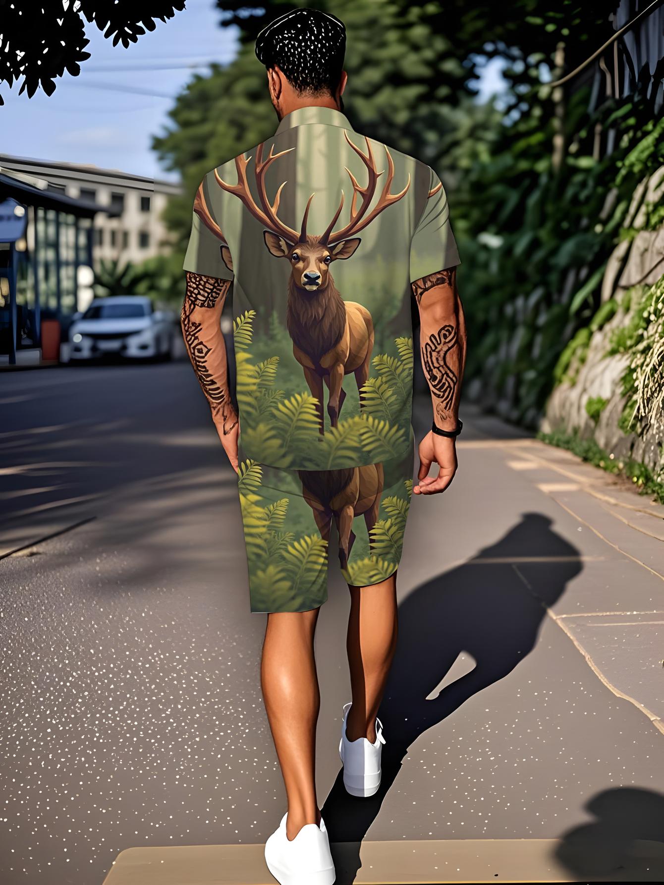 Męskie zestawy koszulowe Wiosn – Summer Clothing Drip recenzja i cena