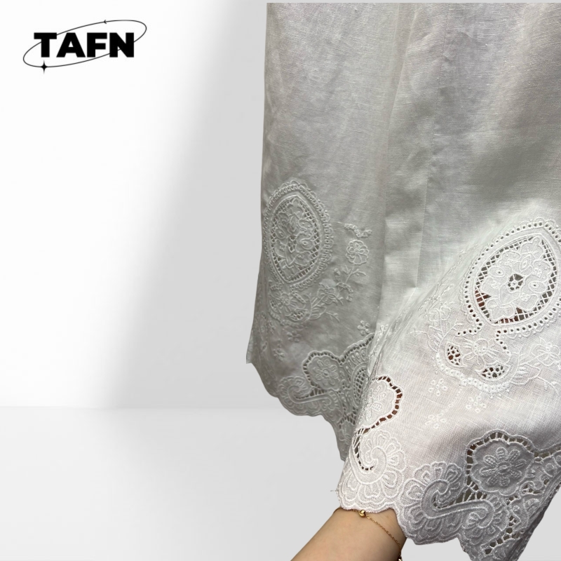 Luksusowy dwuczęściowy zestaw  – Crop Blouse Linen recenzja i cena