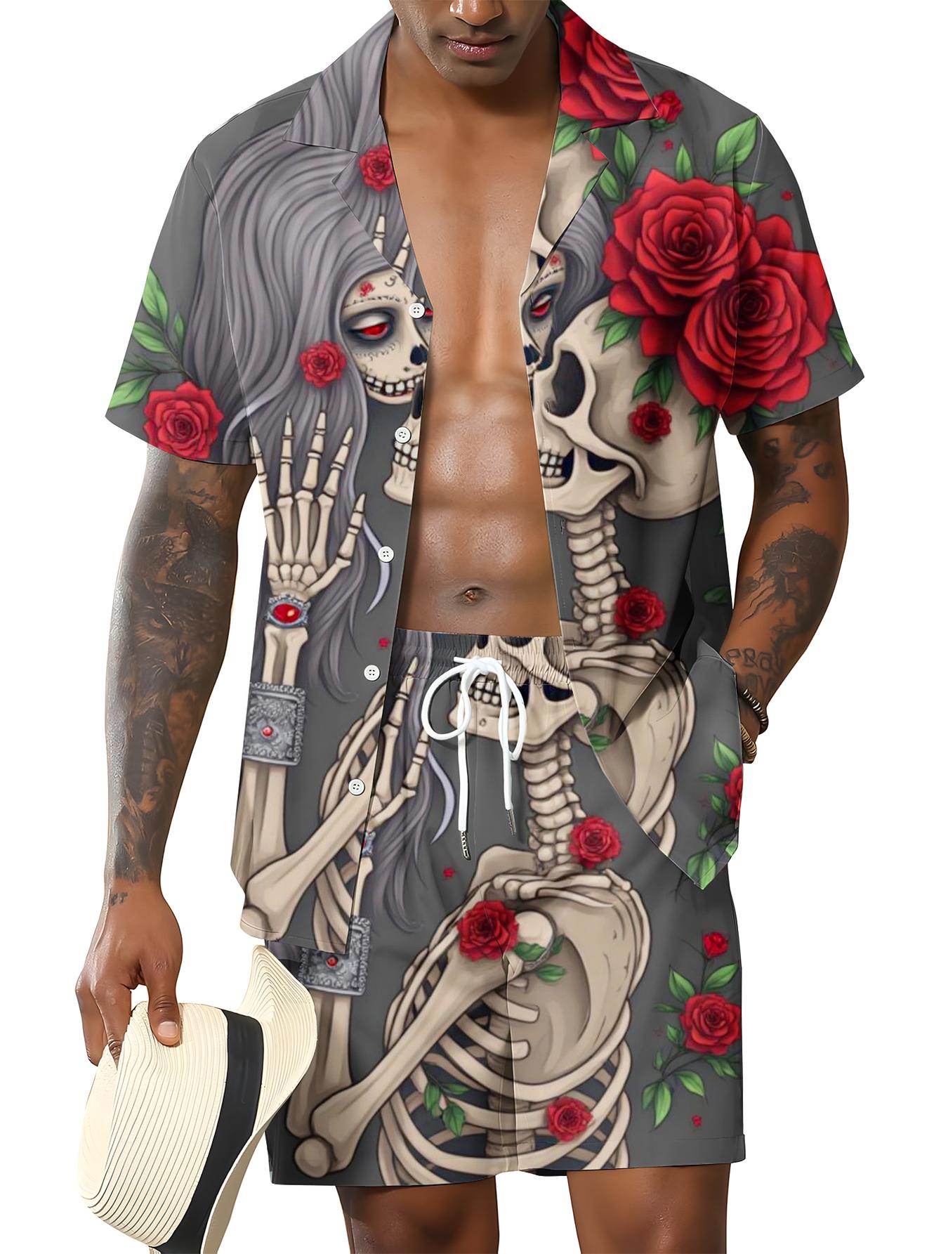 Męskie zestawy koszulowe Wiosn – Summer Clothing Drip recenzja i cena