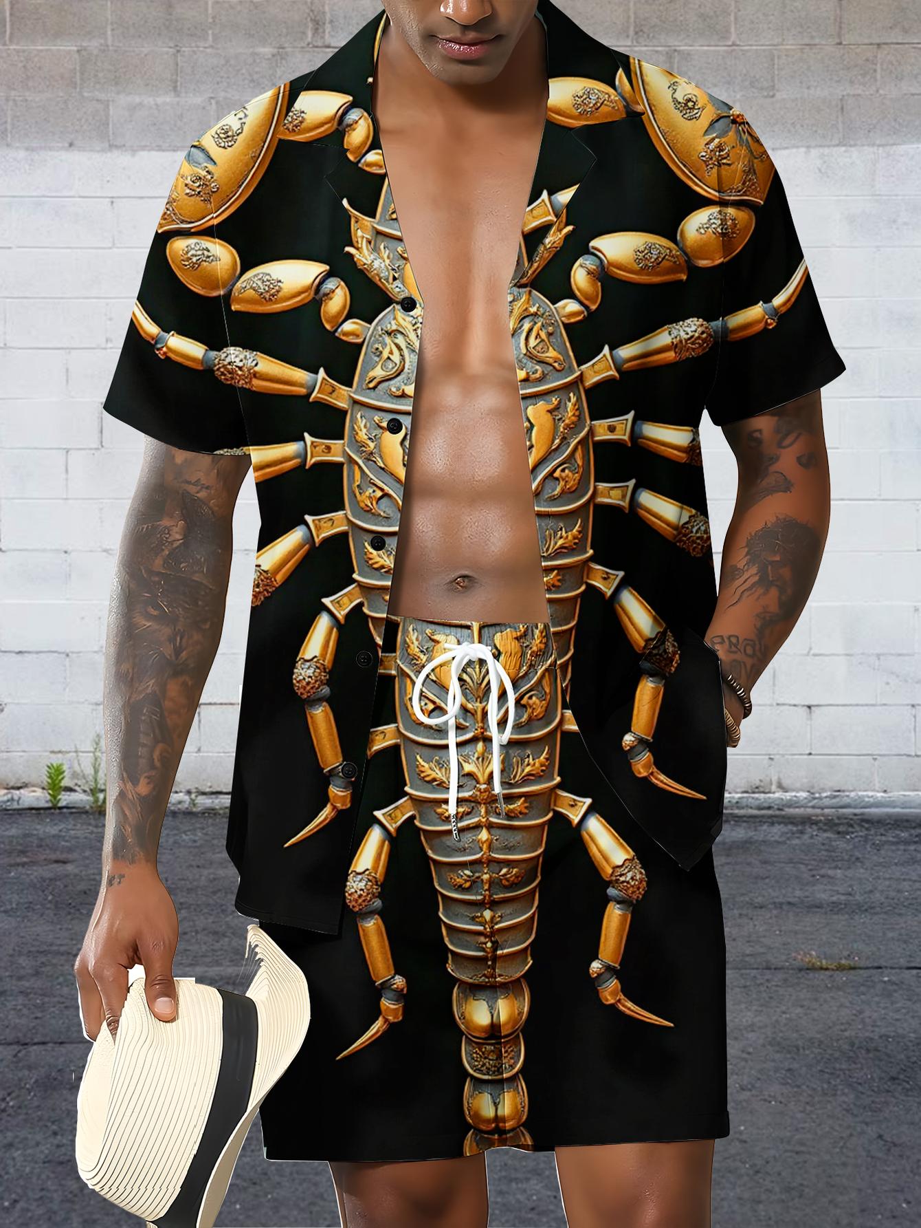 Męskie zestawy koszulowe Wiosn – Summer Clothing Drip recenzja i cena