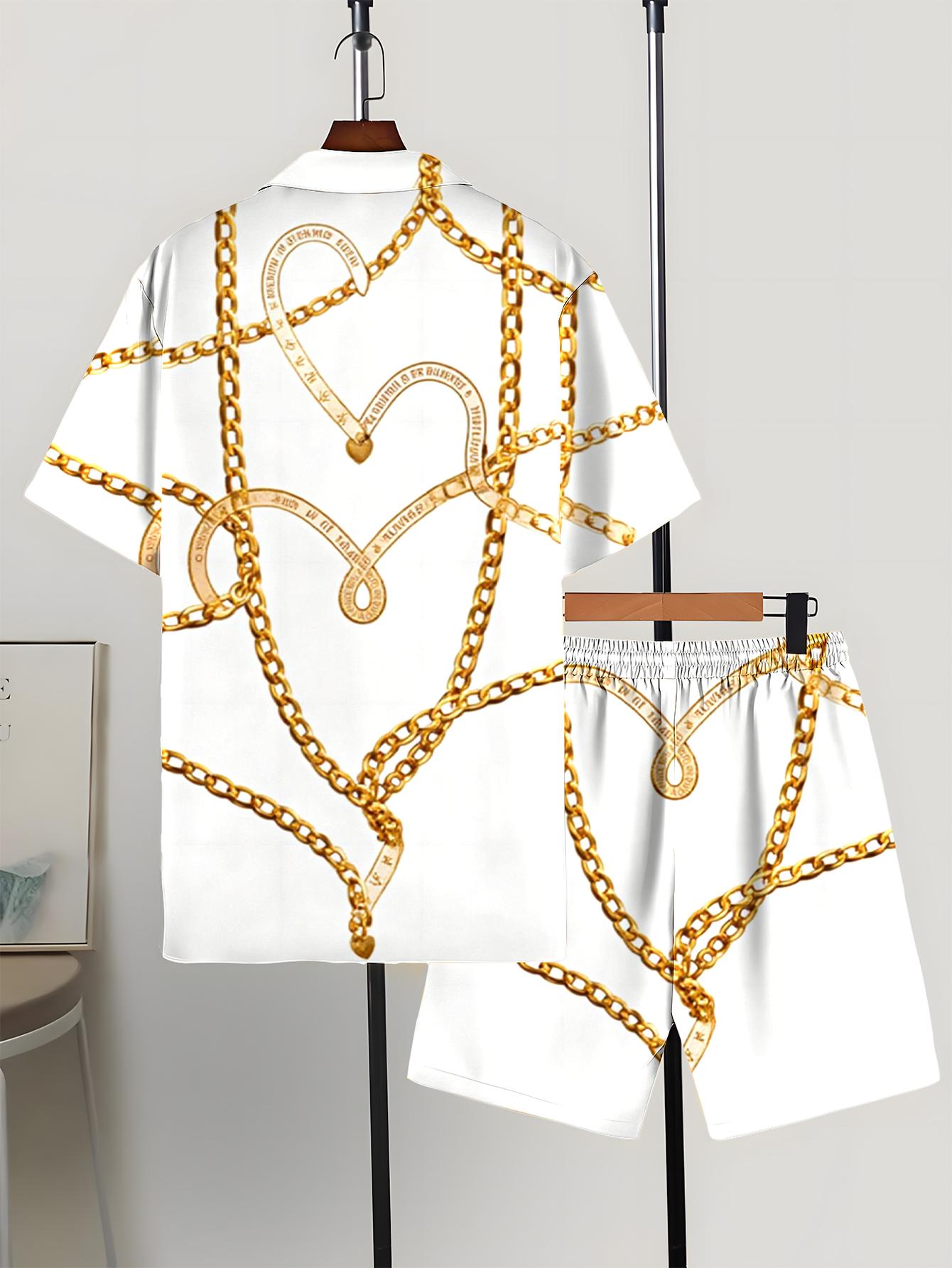 Męskie zestawy koszulowe Wiosn – Summer Clothing Drip recenzja i cena