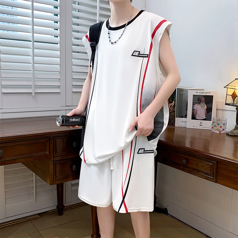 Męski, casualowy, dwuczęściowy – Summer Clothing Men Fashion recenzja i cena