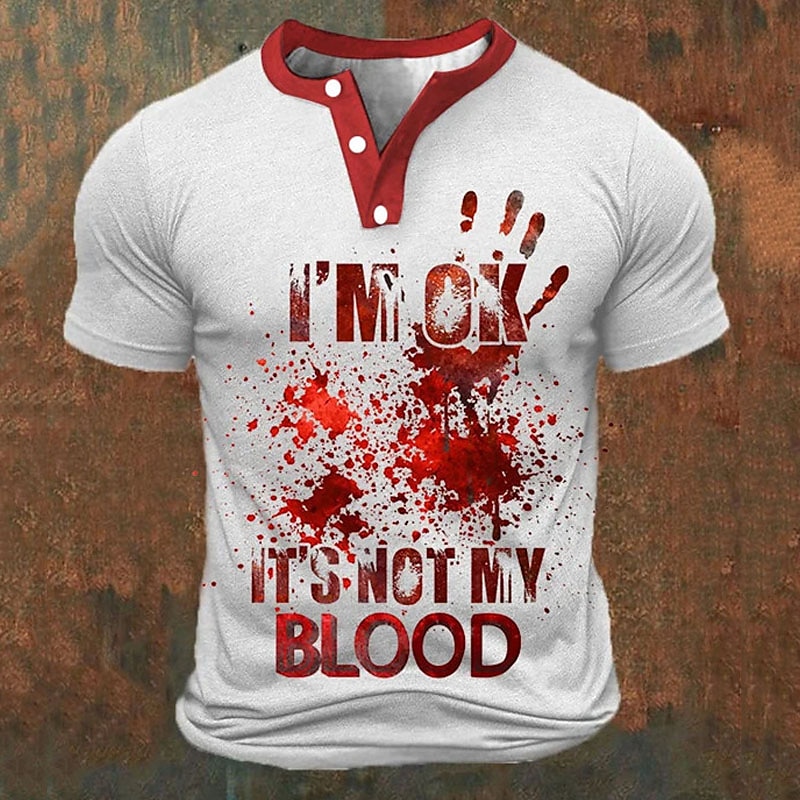 Zabawne koszulki męskie typu h – Summer Clothing Men Fashion recenzja i cena