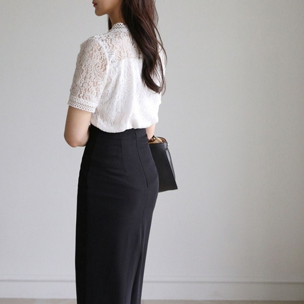 Eleganckie, słodkie, koronkowe – Crop Blouse Linen recenzja i cena
