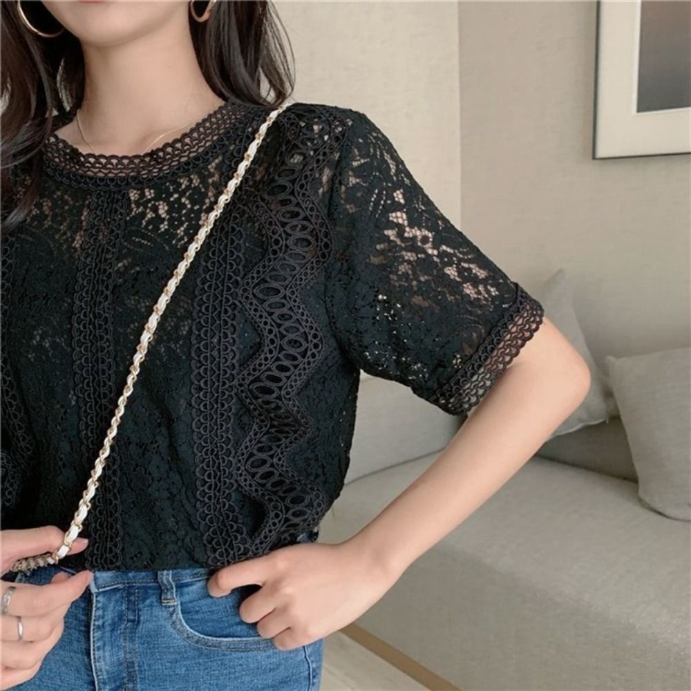 Eleganckie, słodkie, koronkowe – Crop Blouse Linen recenzja i cena