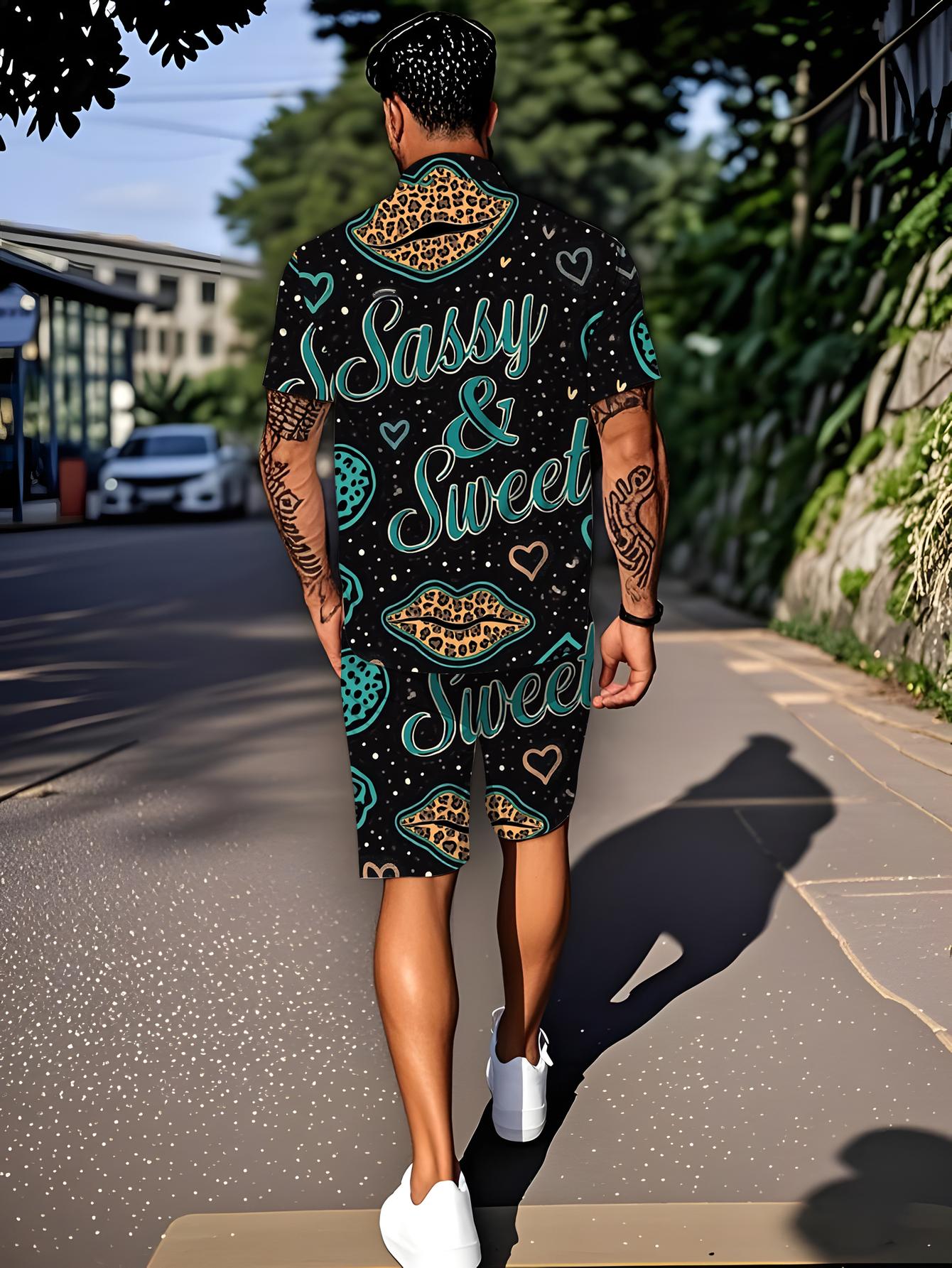 Męskie zestawy koszulowe Wiosn – Summer Clothing Drip recenzja i cena