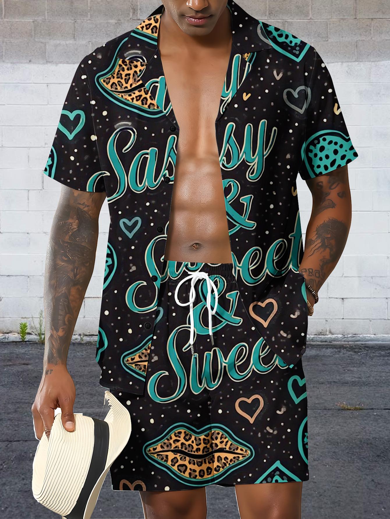Męskie zestawy koszulowe Wiosn – Summer Clothing Drip recenzja i cena