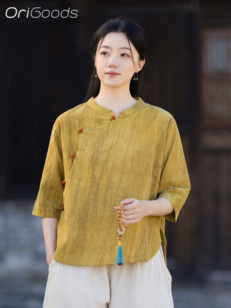Koszula damska OriGoods Tie Dy – Summer Clothing Japan recenzja i cena