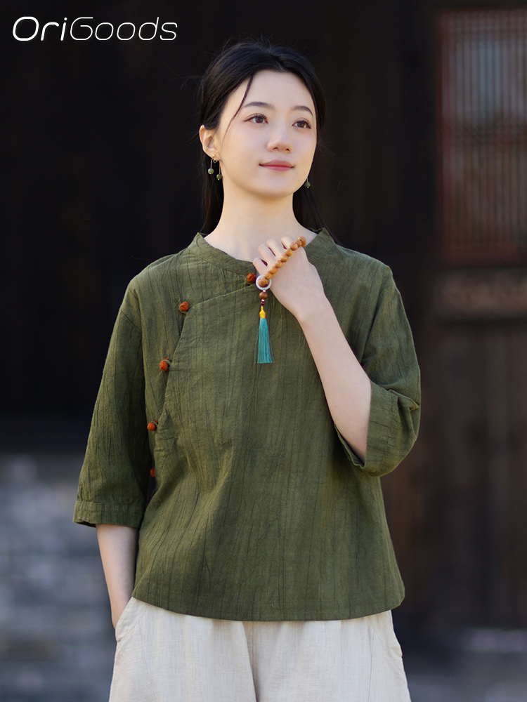 Koszula damska OriGoods Tie Dy – Summer Clothing Japan recenzja i cena
