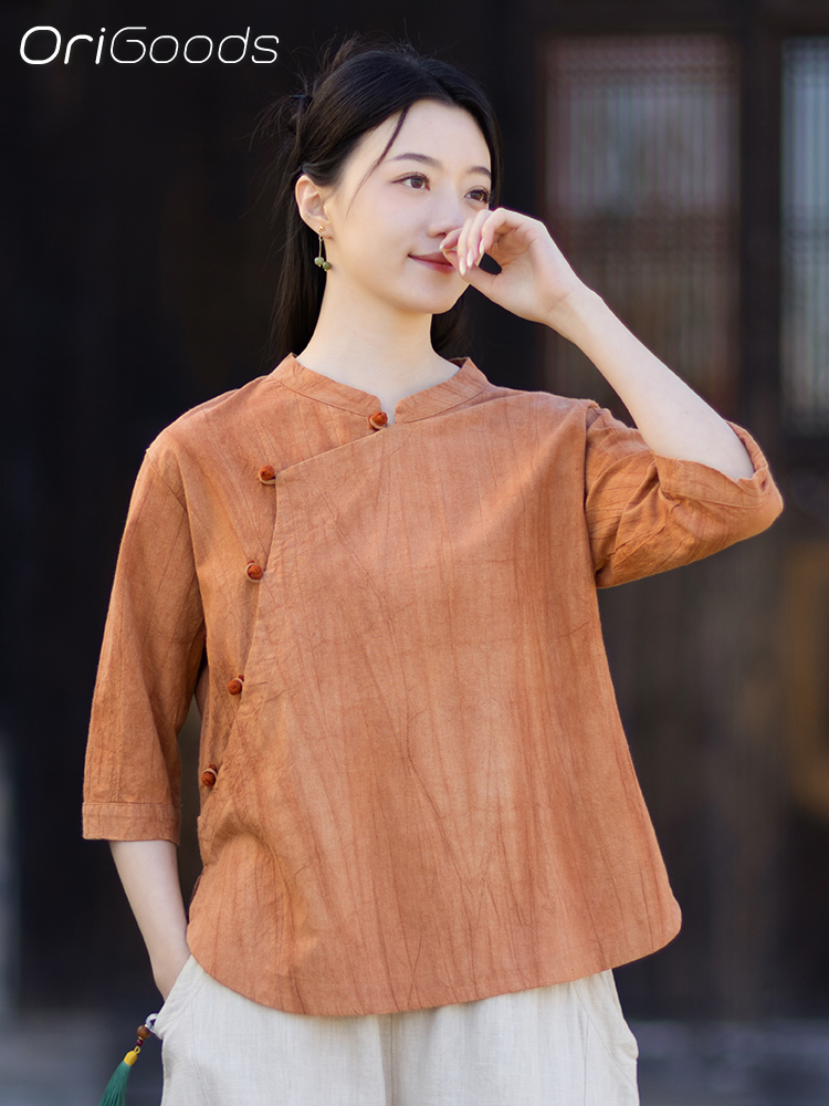 Koszula damska OriGoods Tie Dy – Summer Clothing Japan recenzja i cena