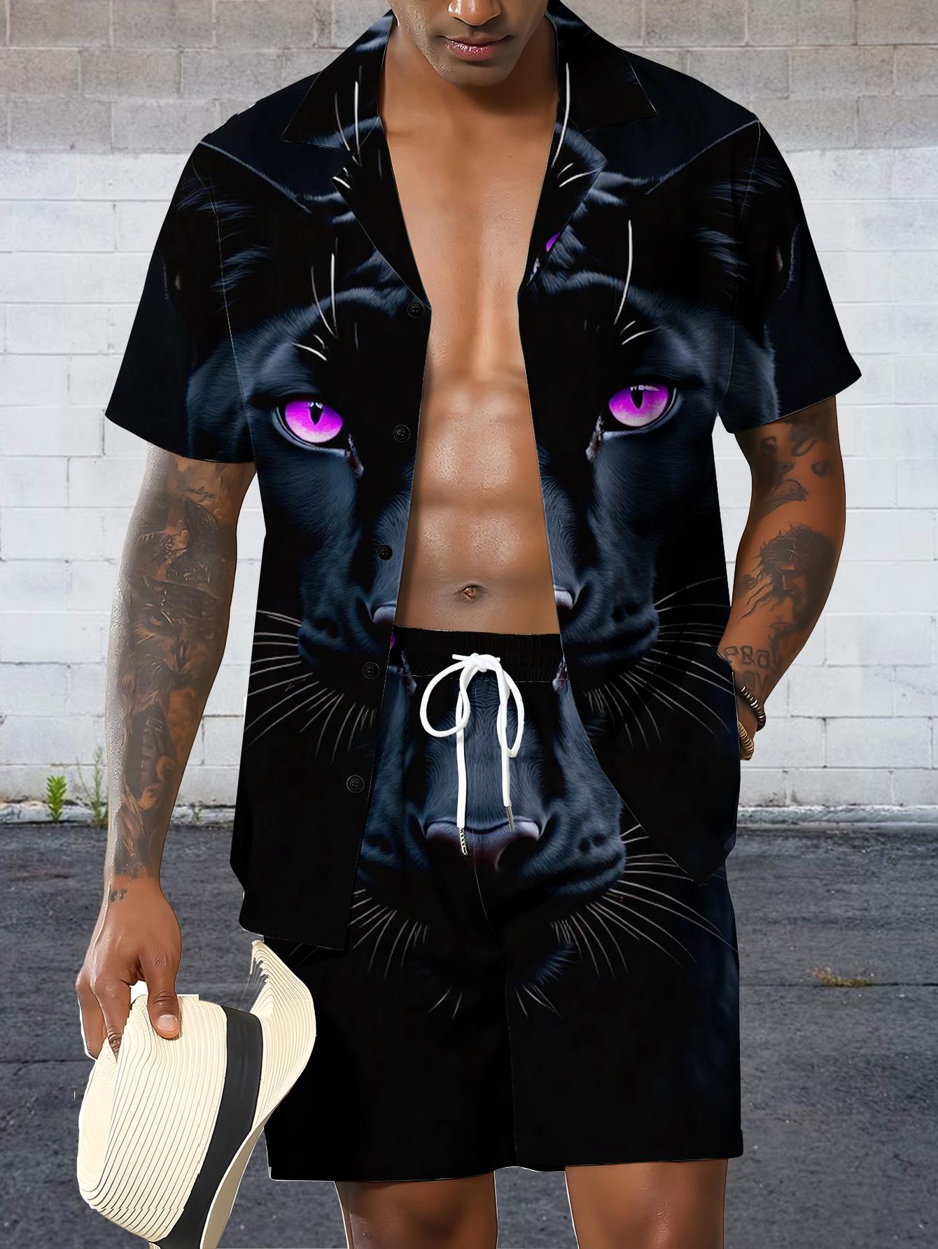 Męskie zestawy koszulowe Wiosn – Summer Clothing Drip recenzja i cena